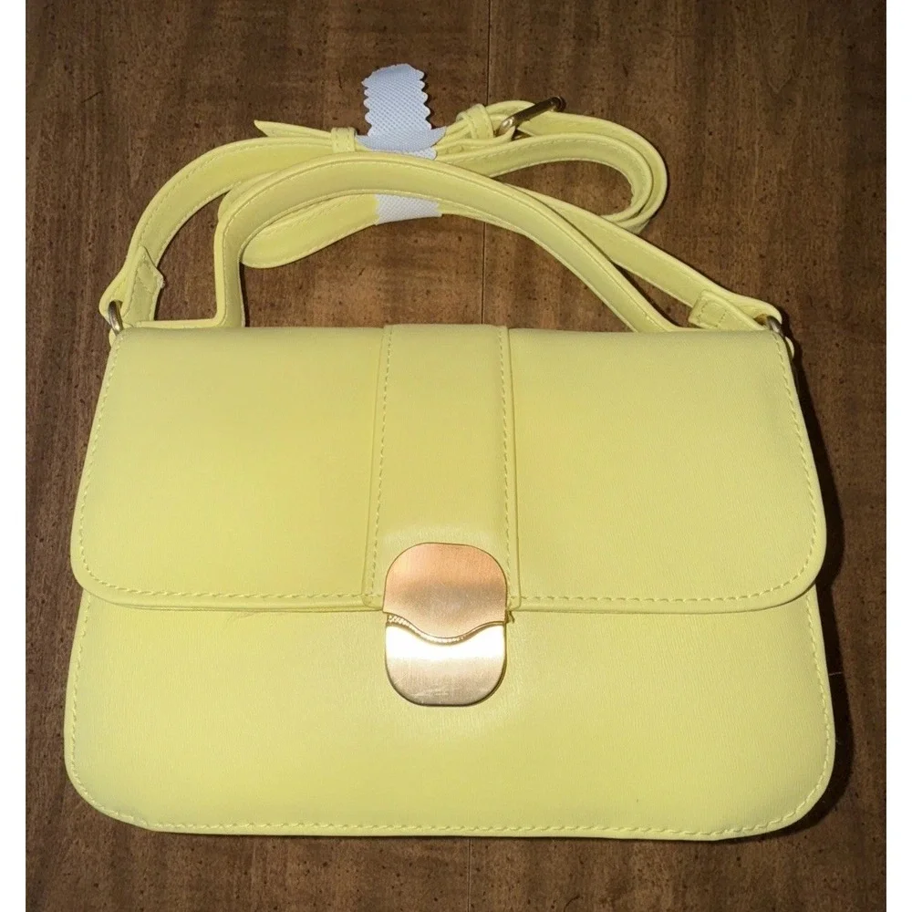 Time‎ and Tru Women'S Vida Crossbody Bag, Bright Yellow